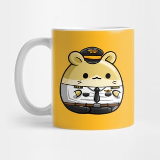 Cute Hamster Pilot Mug